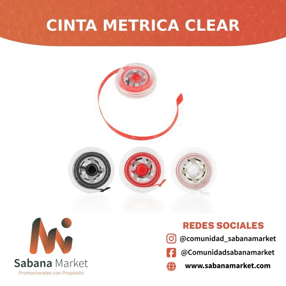 CINTA METRICA CLEAR