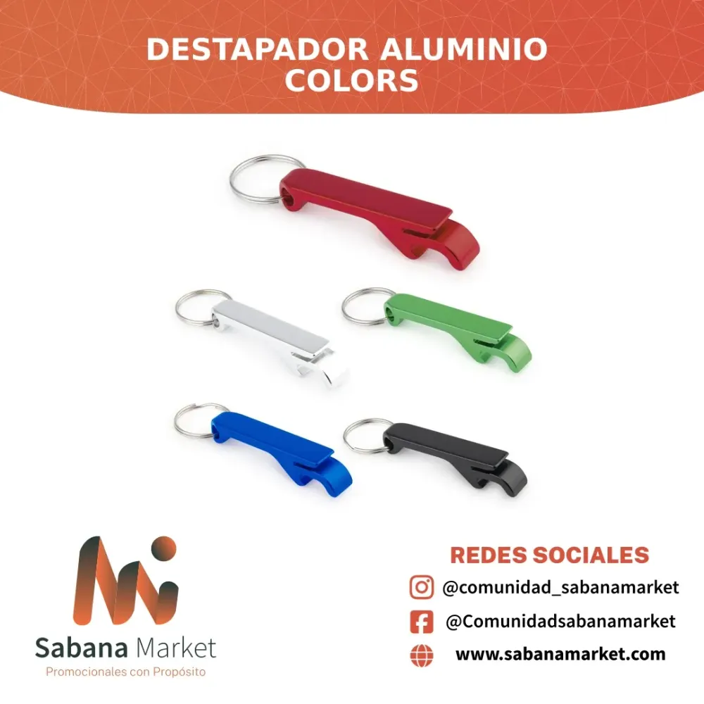 DESTAPADOR ALUMINIO COLORS