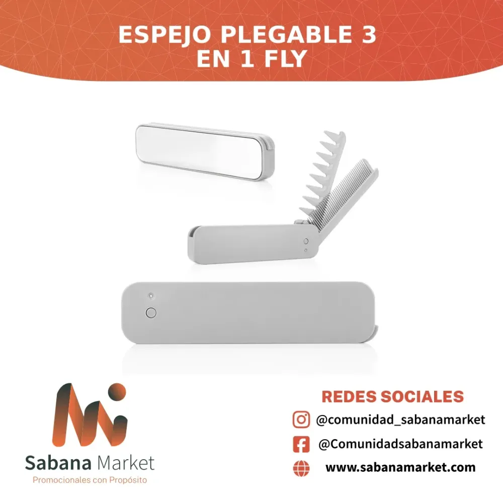 ESPEJO PLEGABLE 3 EN 1 FLY