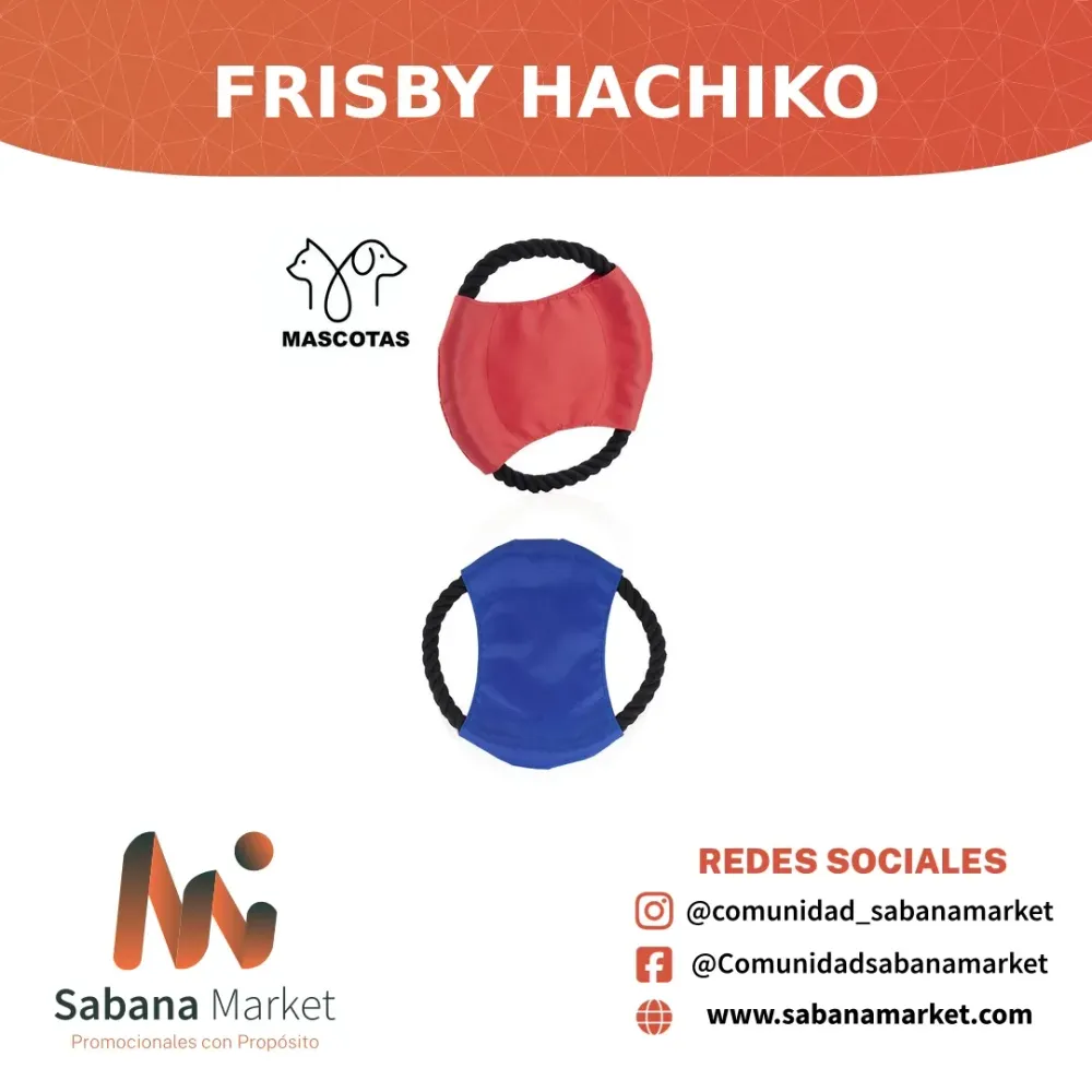 FRISBY PARA MASCOTAS HACHIKO