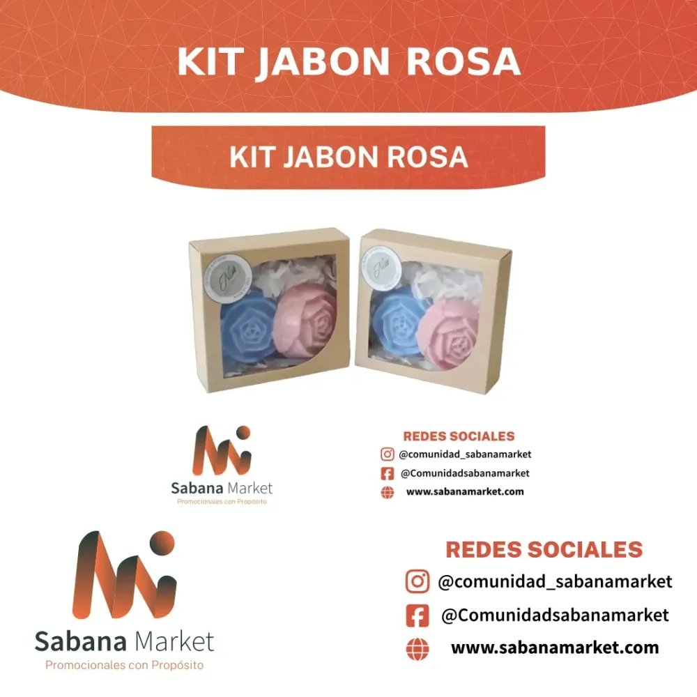 KIT JABON ROSA