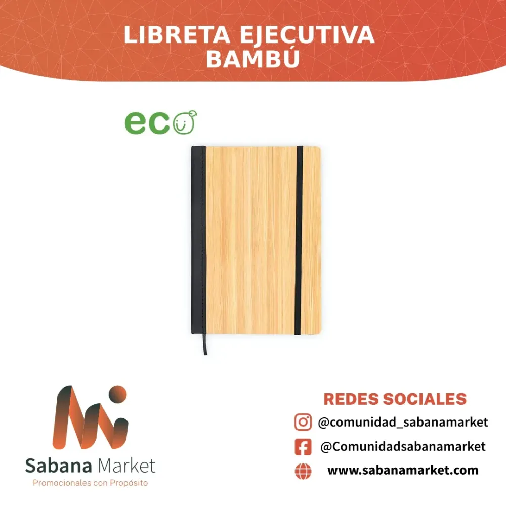 LIBRETA EJECUTIVA BAMBÚ
