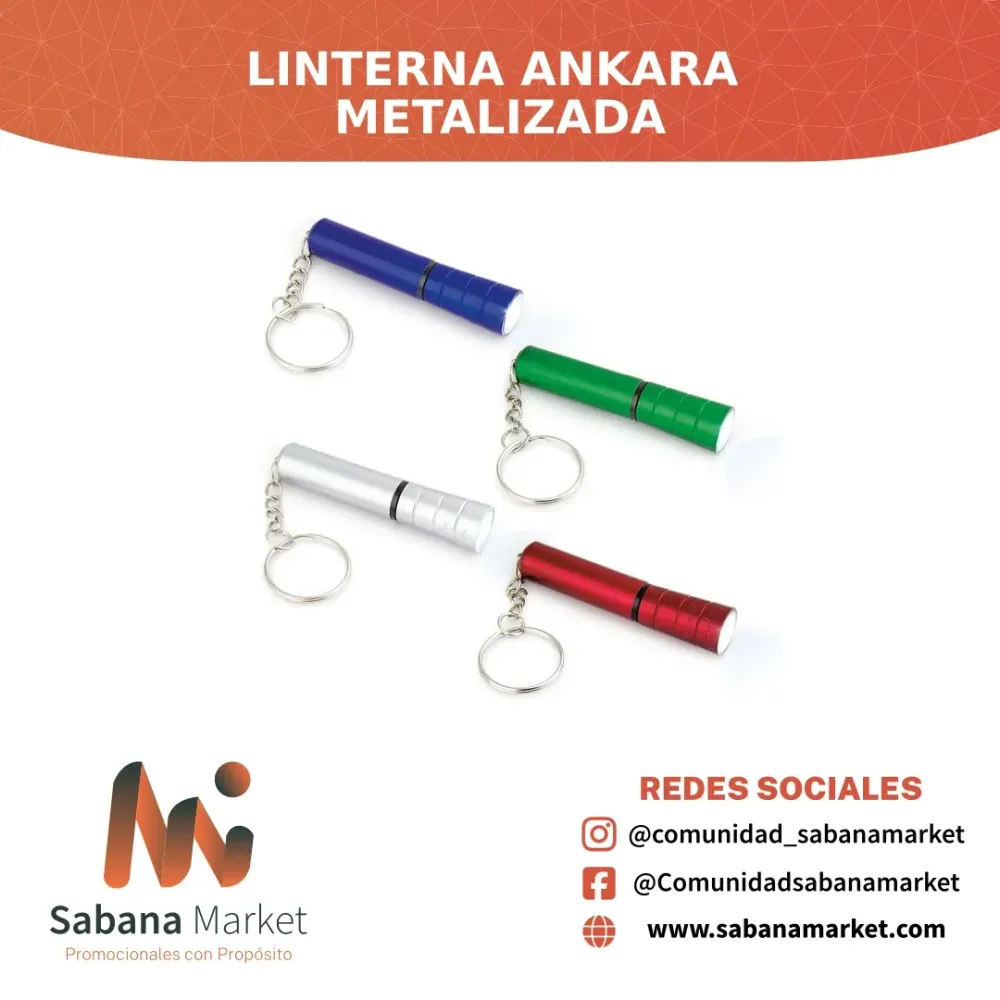 LINTERNA ANKARA METALIZADA