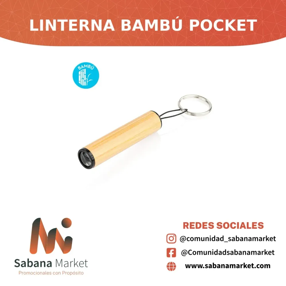 LINTERNA BAMBÚ POCKET