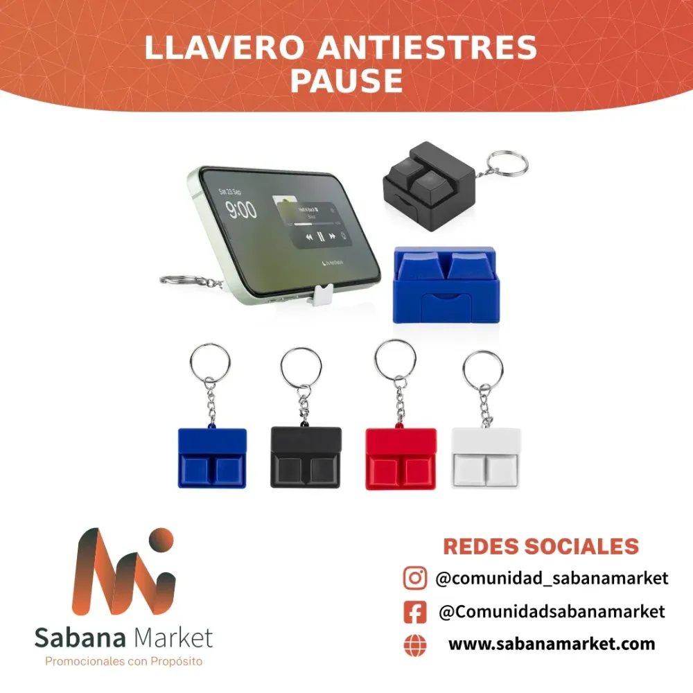 LLAVERO ANTIESTRES PAUSE