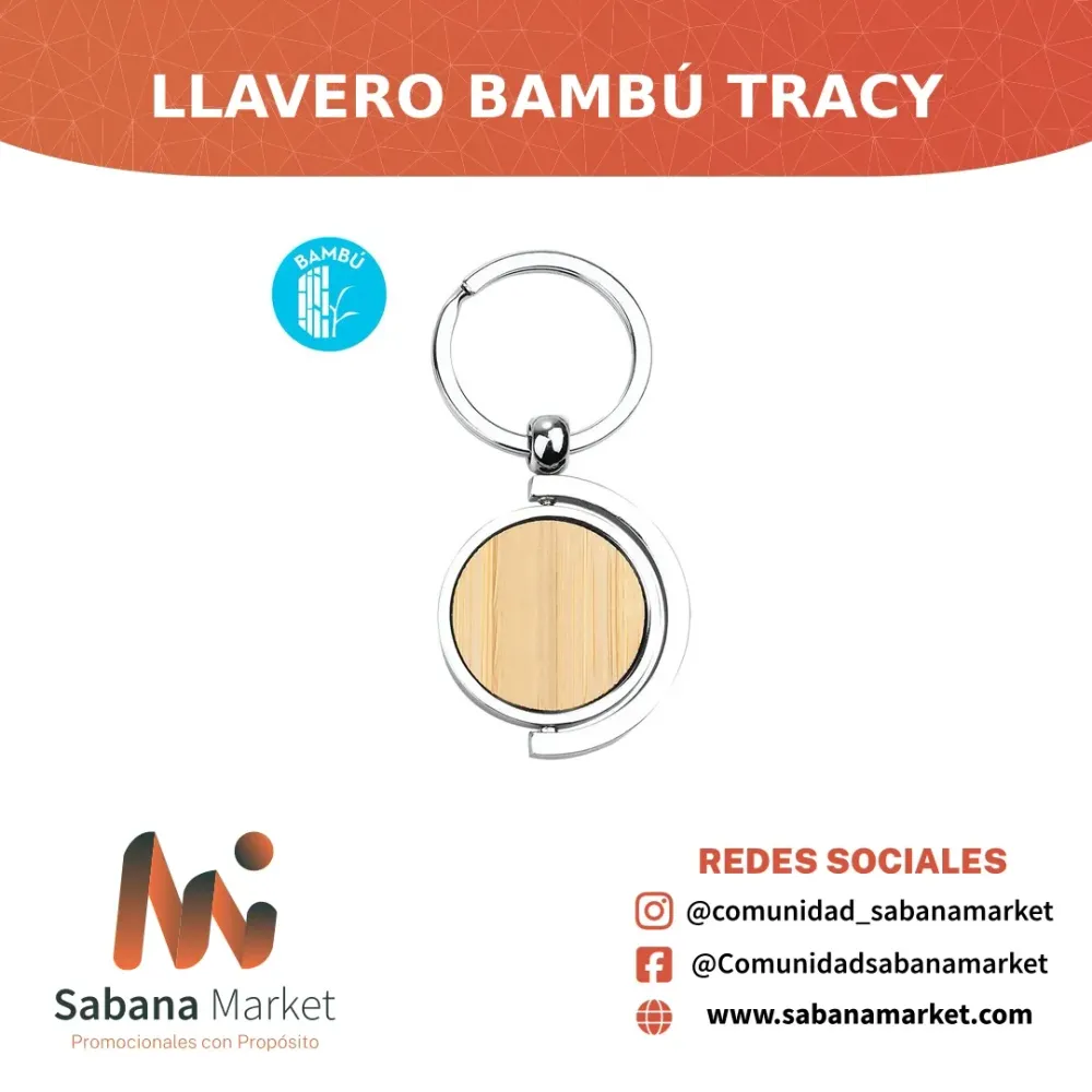 LLAVERO BAMBÚ TRACY