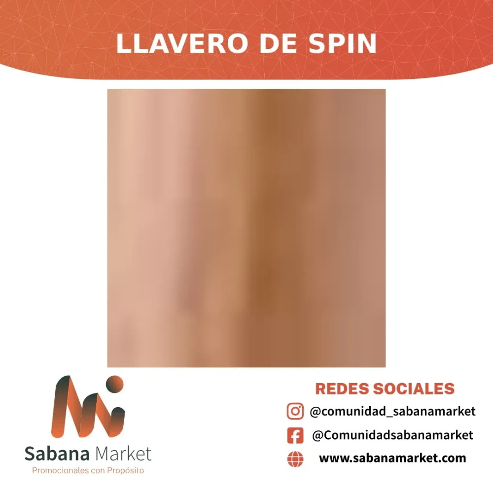 LLAVERO DE BAMBU SPIN