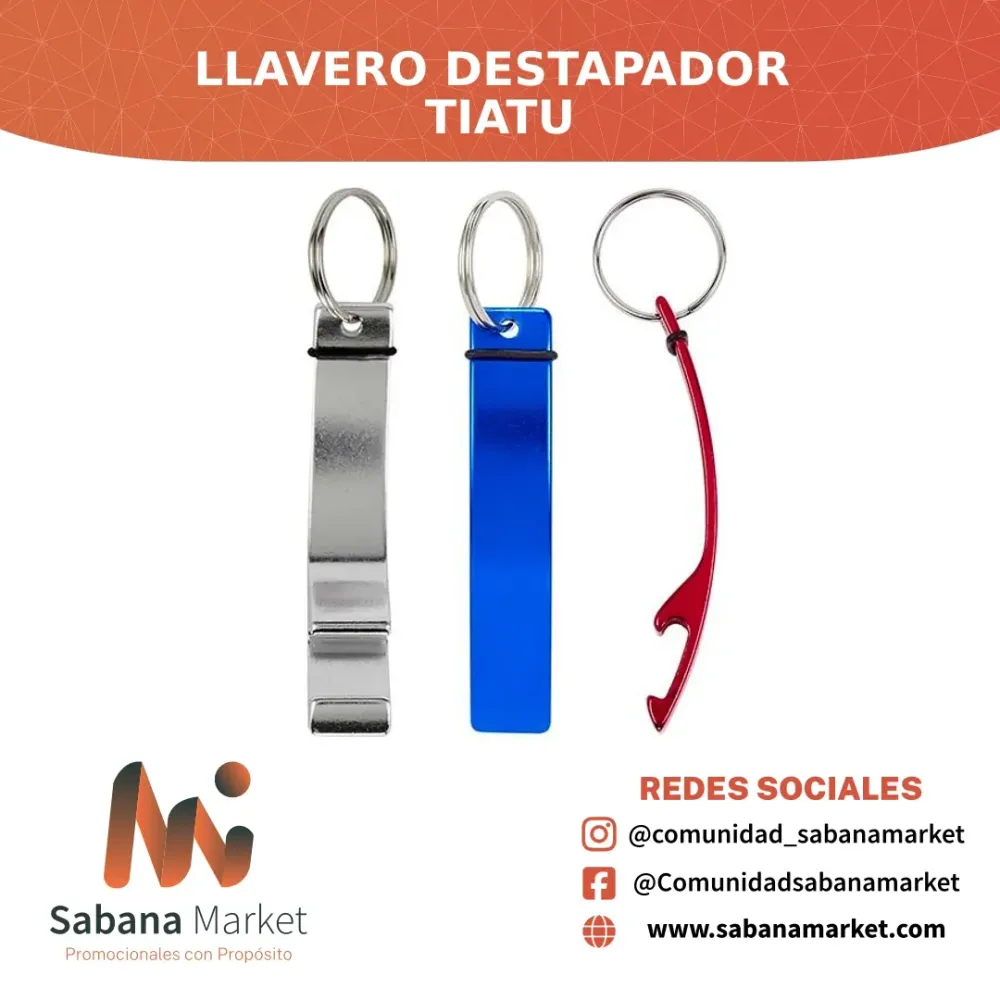 LLAVERO DESTAPADOR TIATU