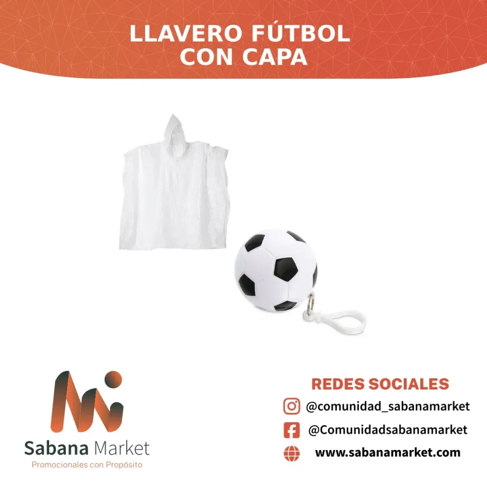 LLAVERO FÚTBOL CON CAPA