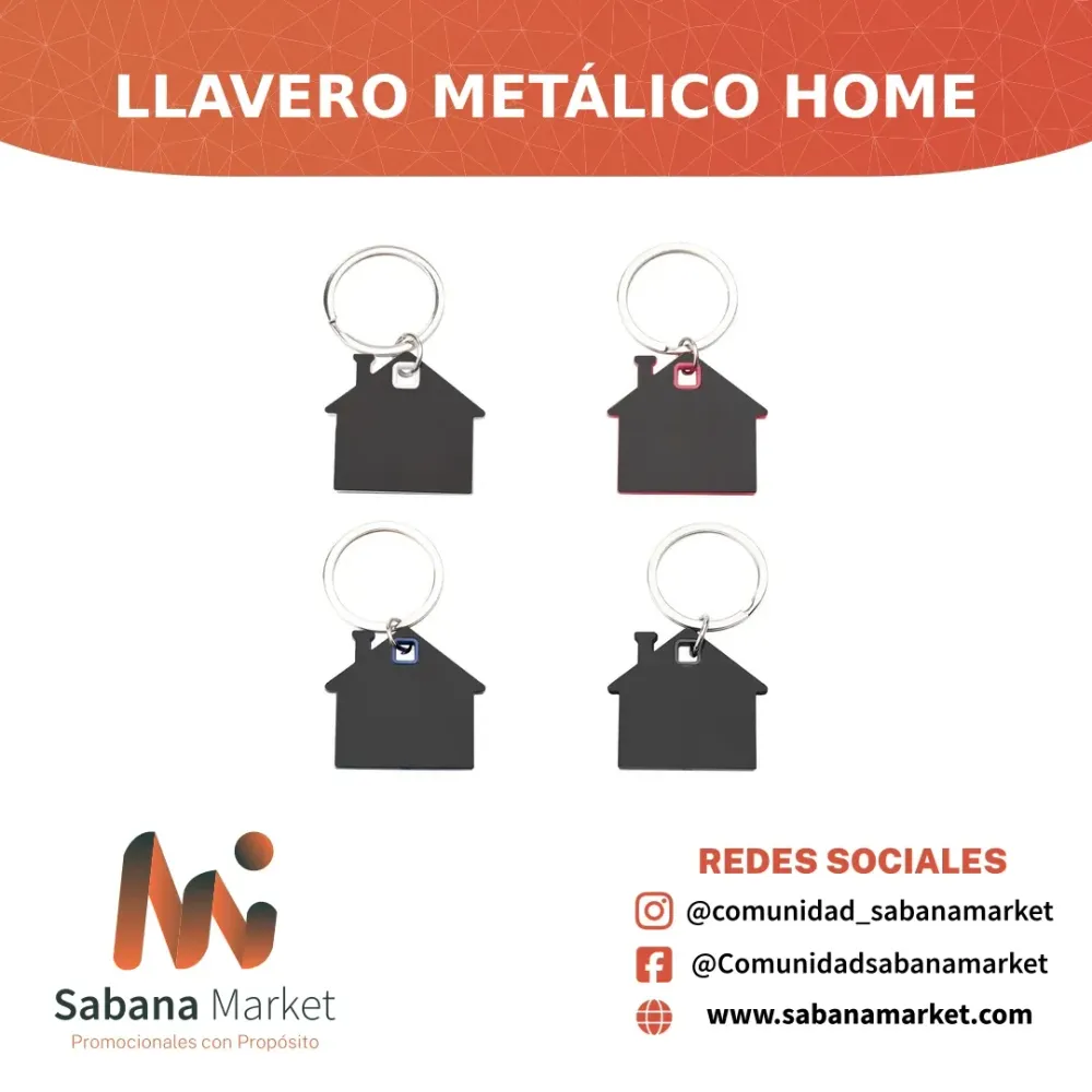LLAVERO METÁLICO HOME
