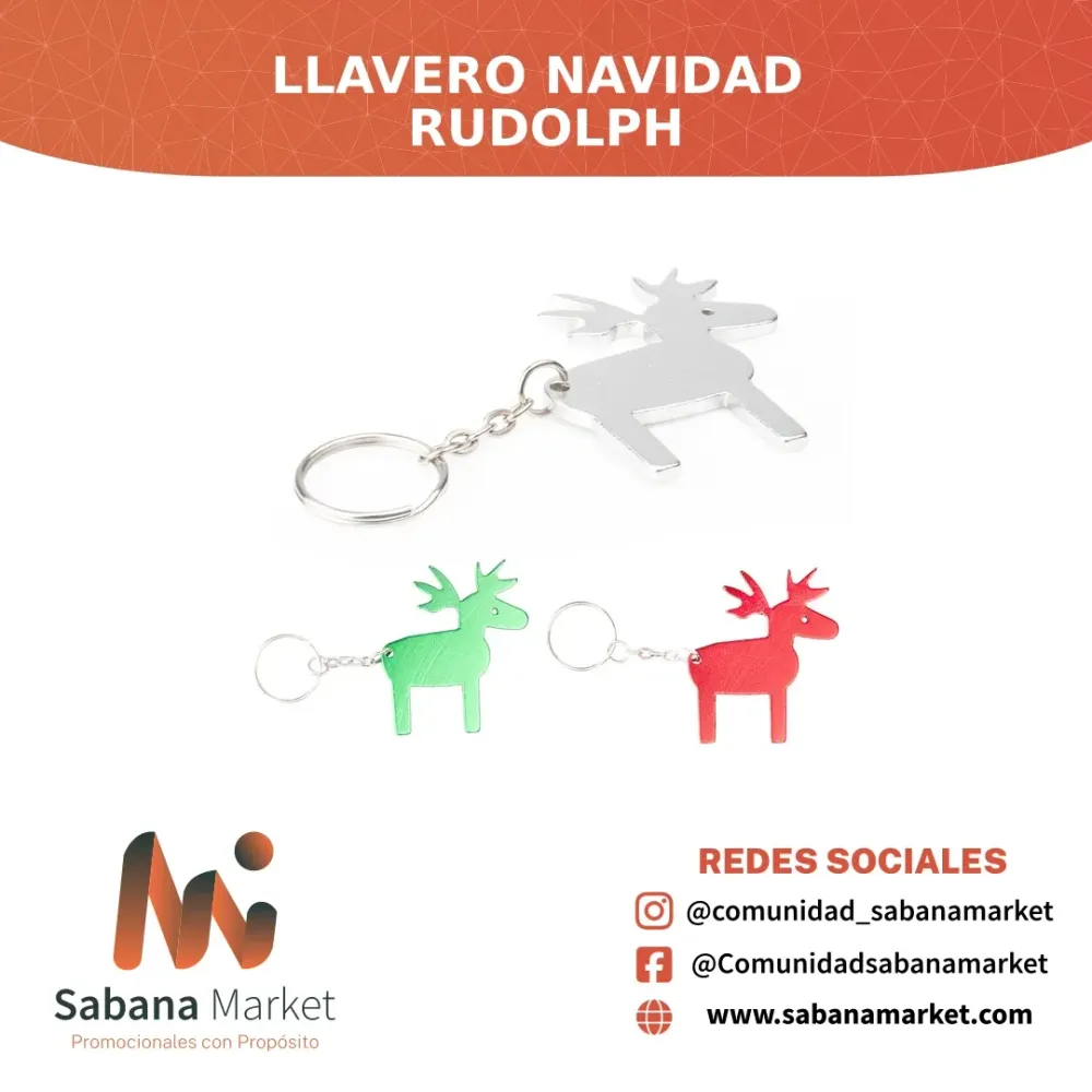 LLAVERO NAVIDAD RUDOLPH
