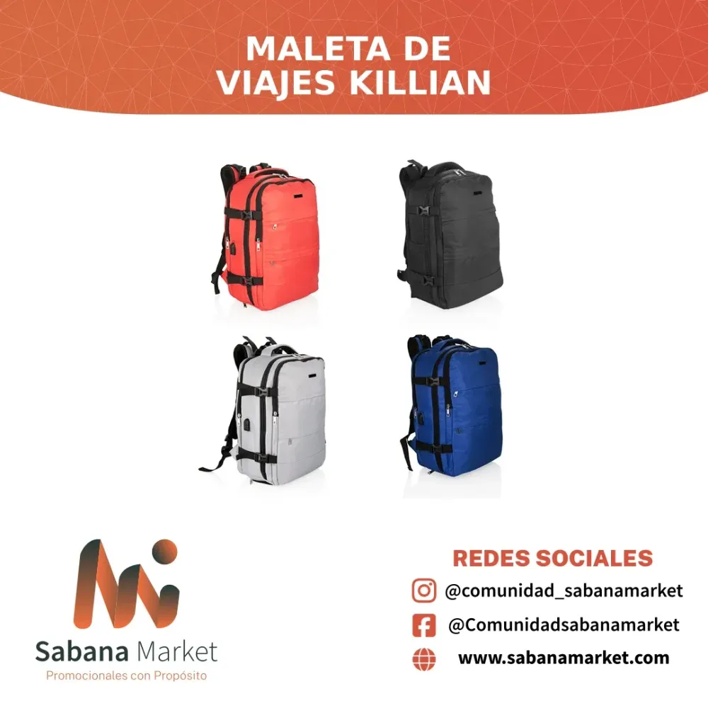 MALETA DE VIAJES KILLIAN 24 LTS