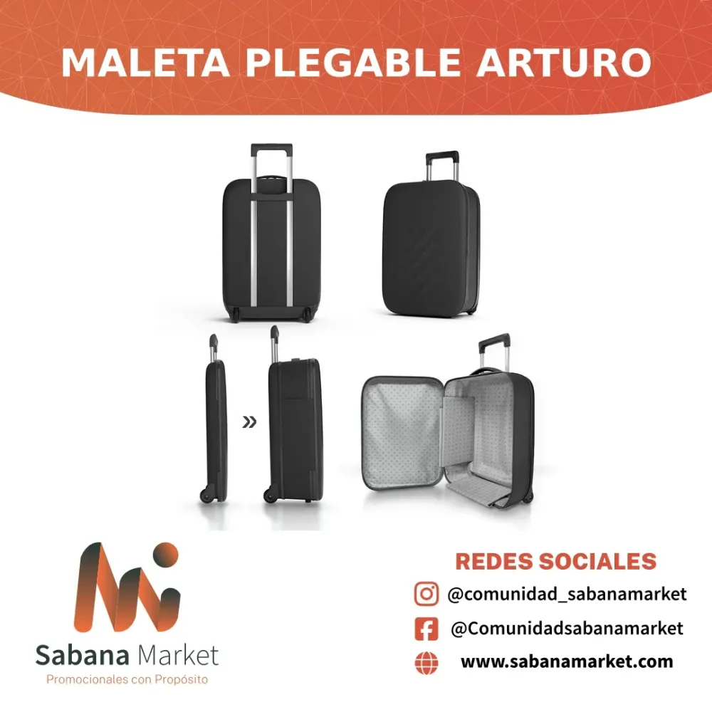 MALETA PLEGABLE ARTURO 40 LTS