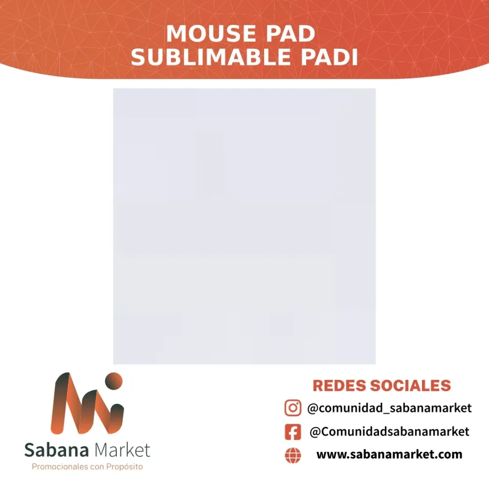 MOUSE PAD SUBLIMABLE PADI