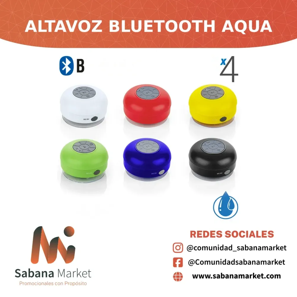 Altavoz Bluetooth Aqua