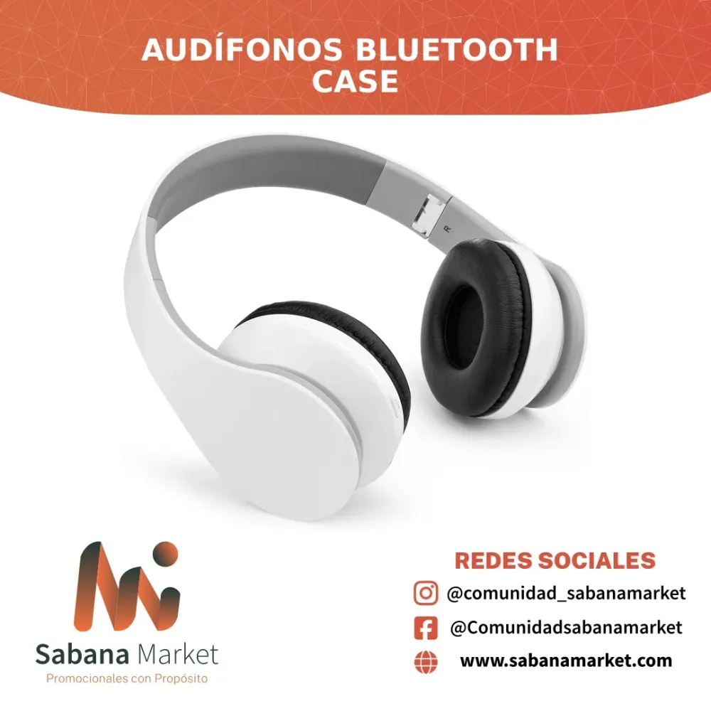 Audífonos Bluetooth Case