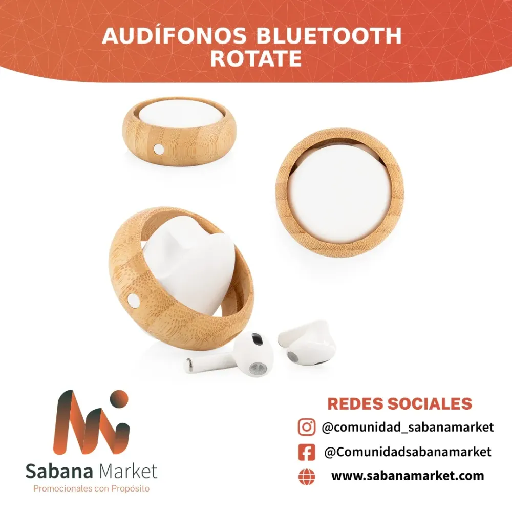 Audífonos Bluetooth Rotate
