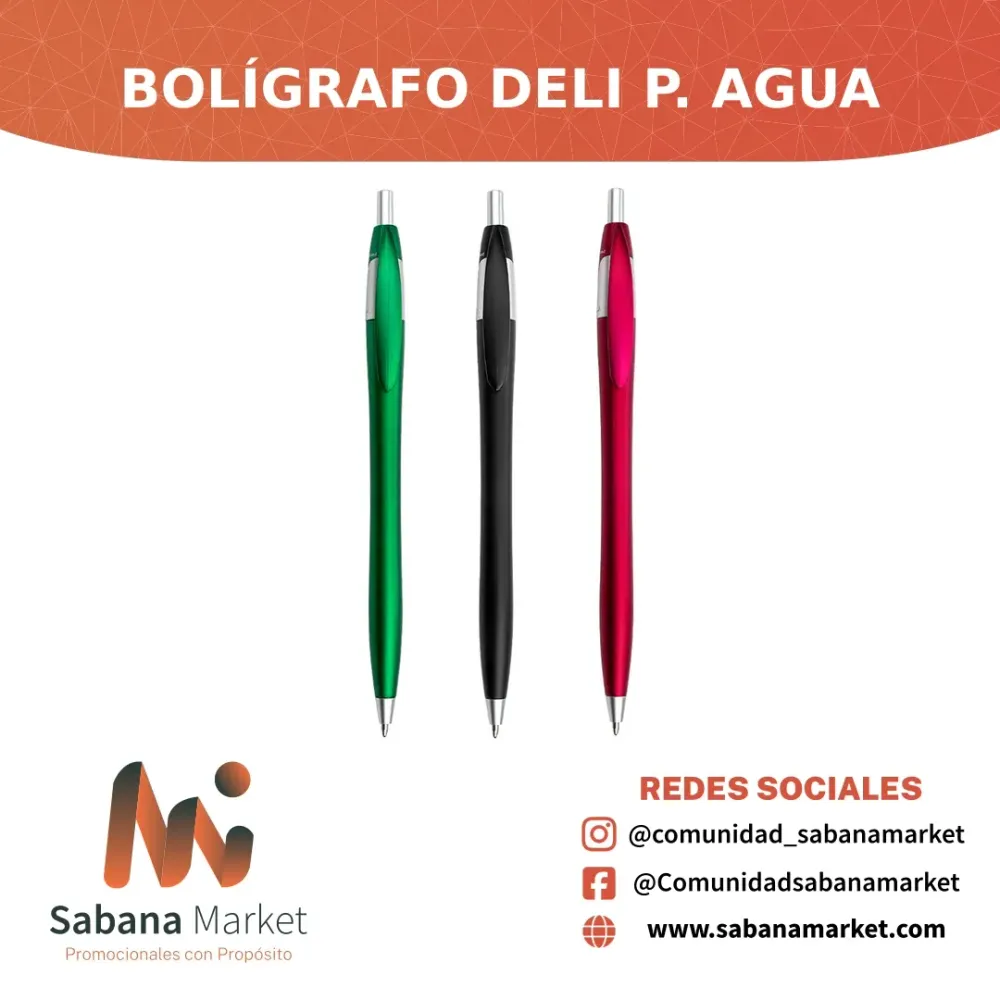 Bolígrafo Deli P. Agua