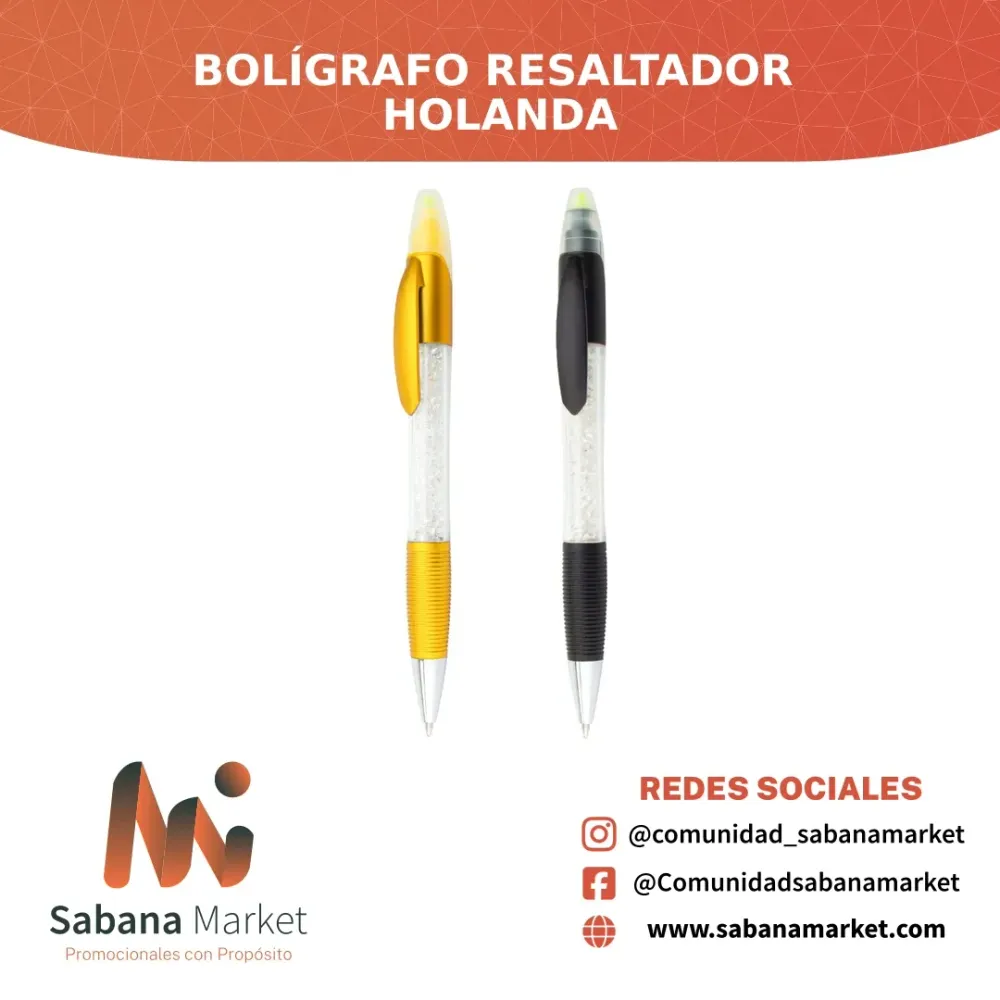 Bolígrafo Resaltador Holanda
