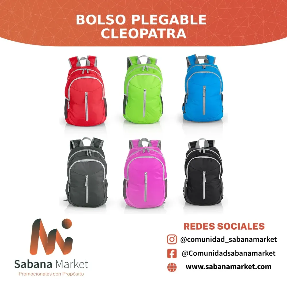 Bolso Plegable Cleopatra 20 Lts.