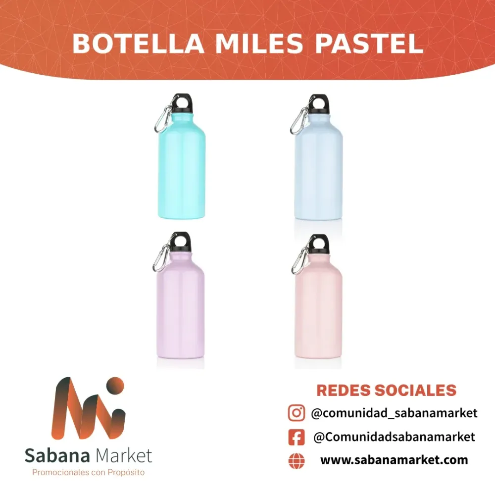 Botella Miles Pastel