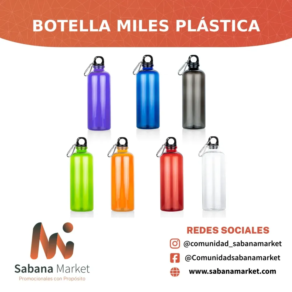 Botella Miles Plástica