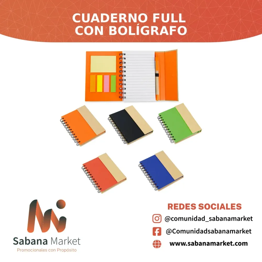 Cuaderno Full con Bolígrafo