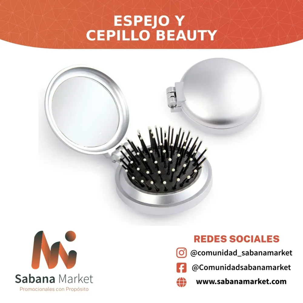 Espejo y Cepillo Beauty