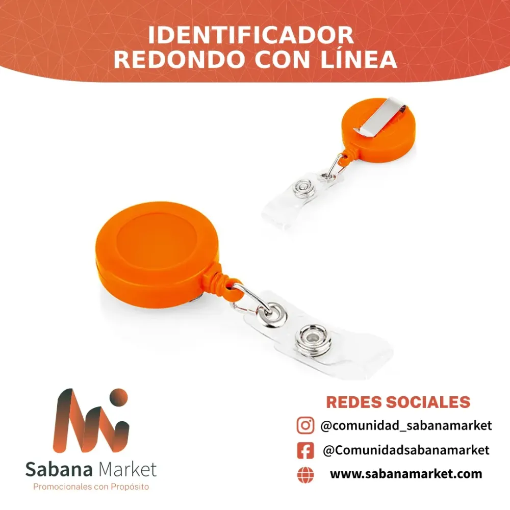 Identificador Redondo con Línea
