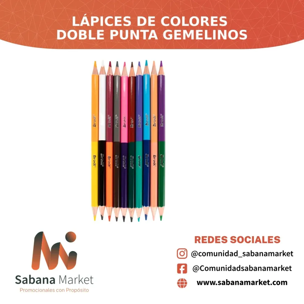 Lápices de Colores Doble Punta Gemelinos
