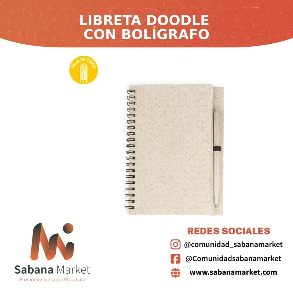 Libreta Doodle con Bolígrafo