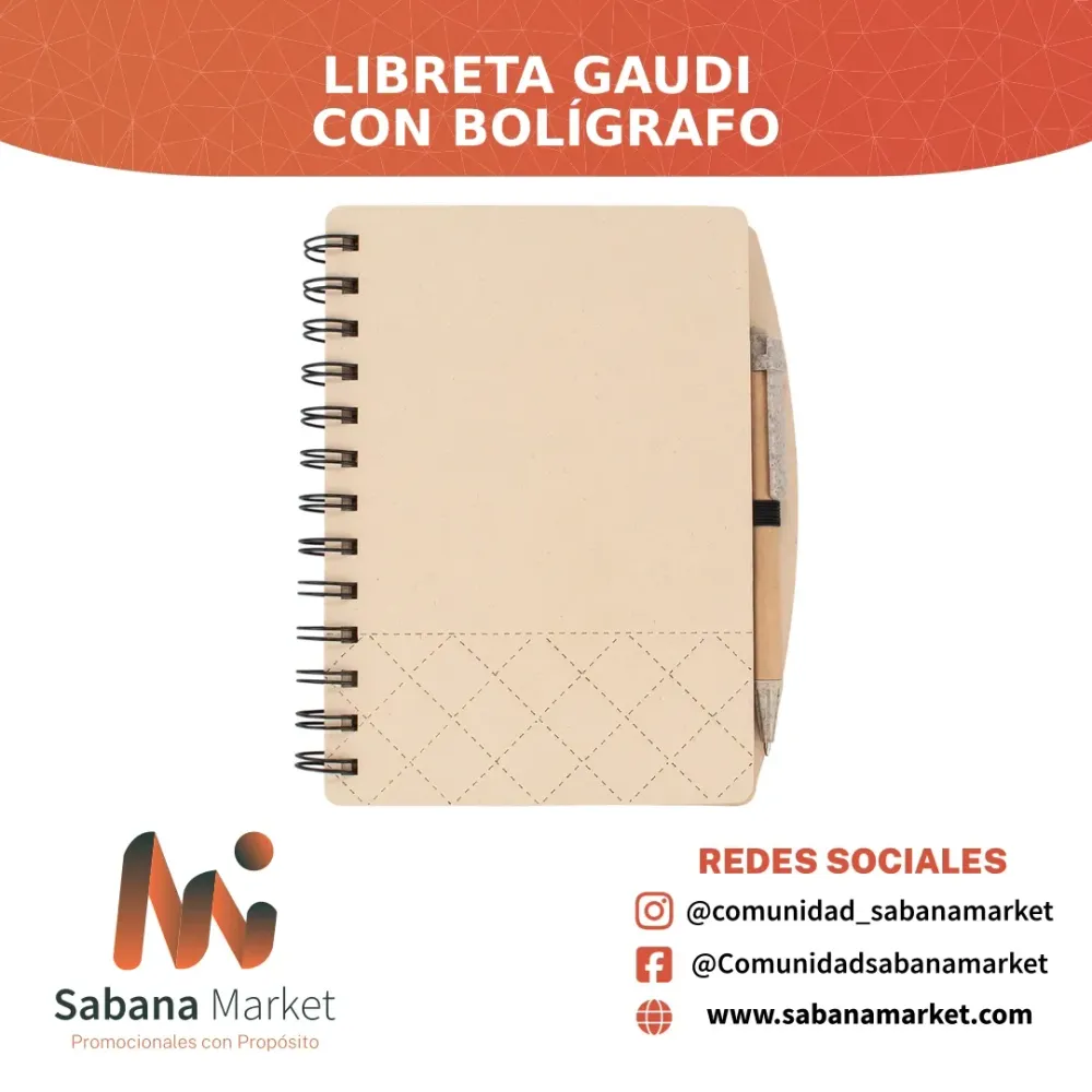 Libreta Gaudi con Bolígrafo