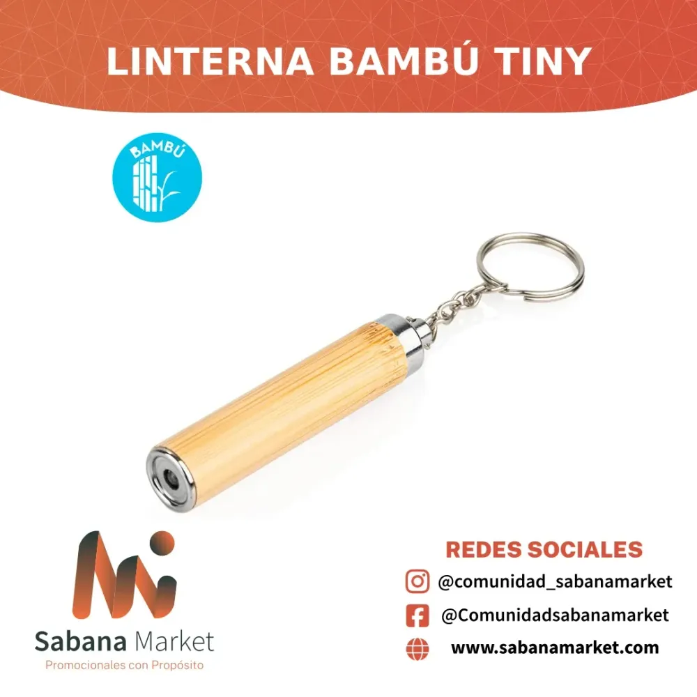 Linterna Bambú Tiny