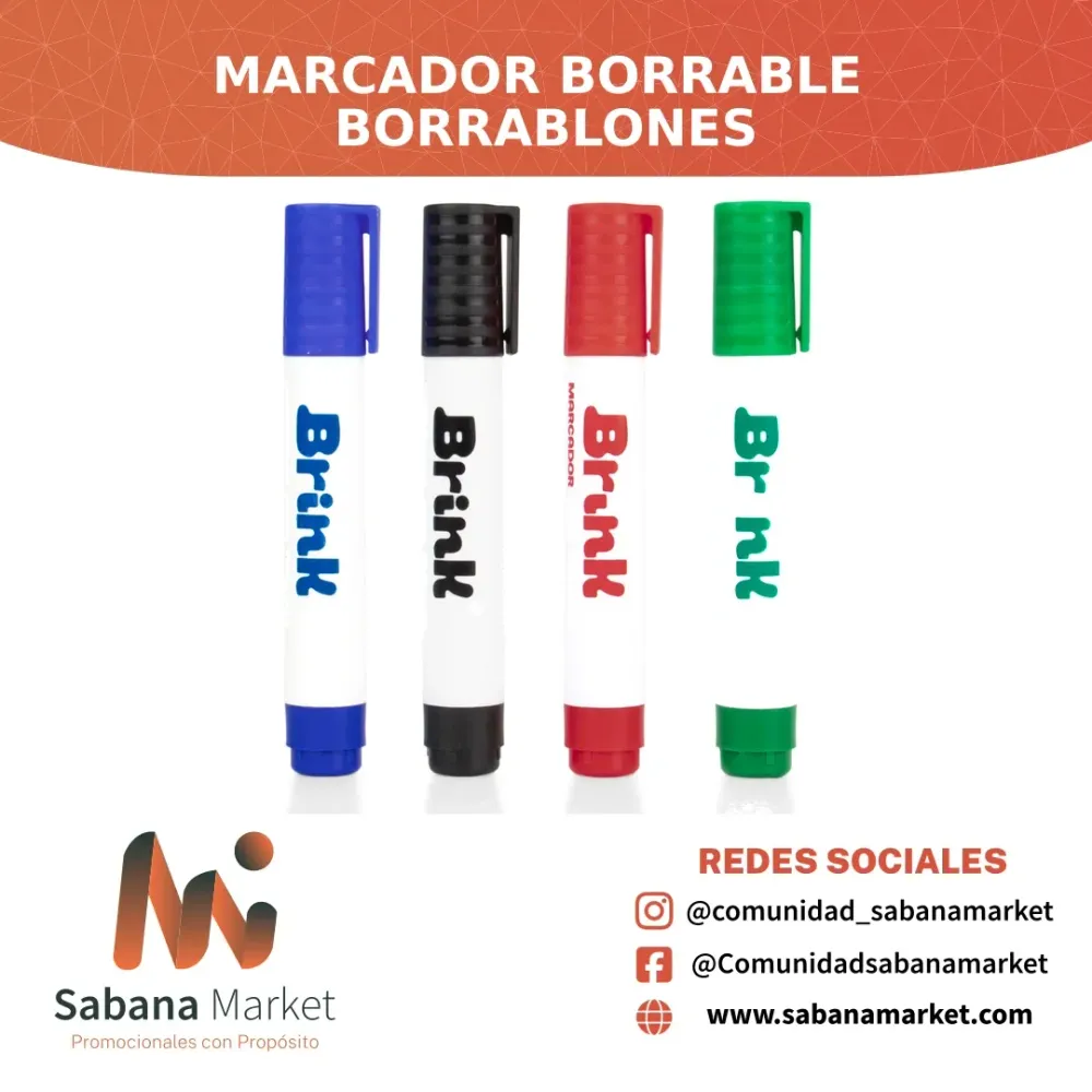 Marcador Borrable Borrablones
