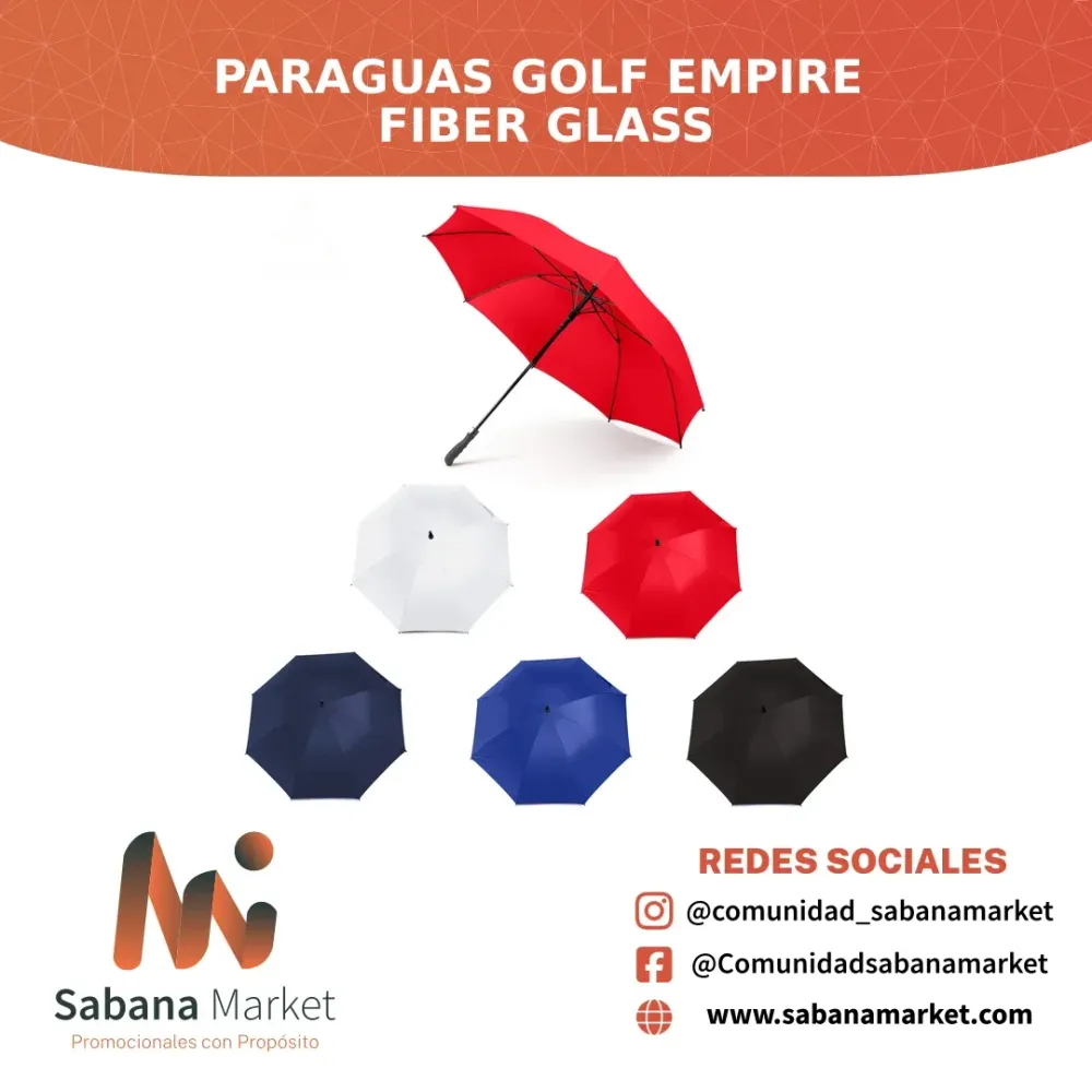 Paraguas Golf Empire Fiber Glass