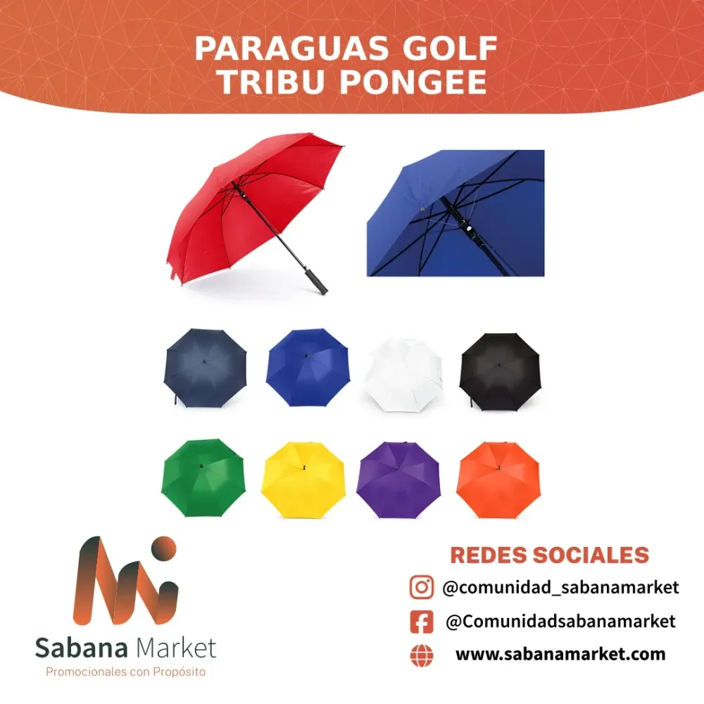 Paraguas Golf Tribu Pongee