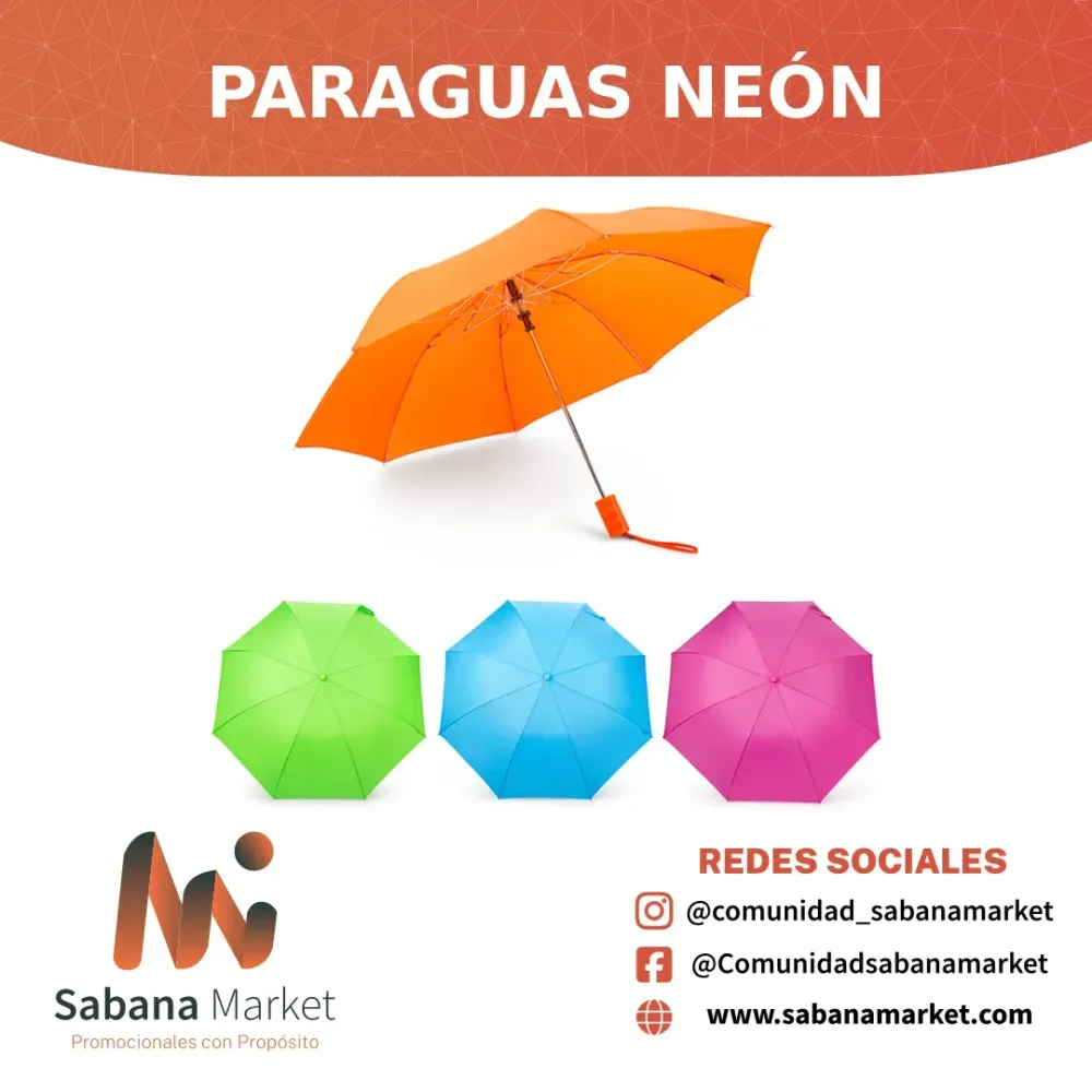 Paraguas Neón