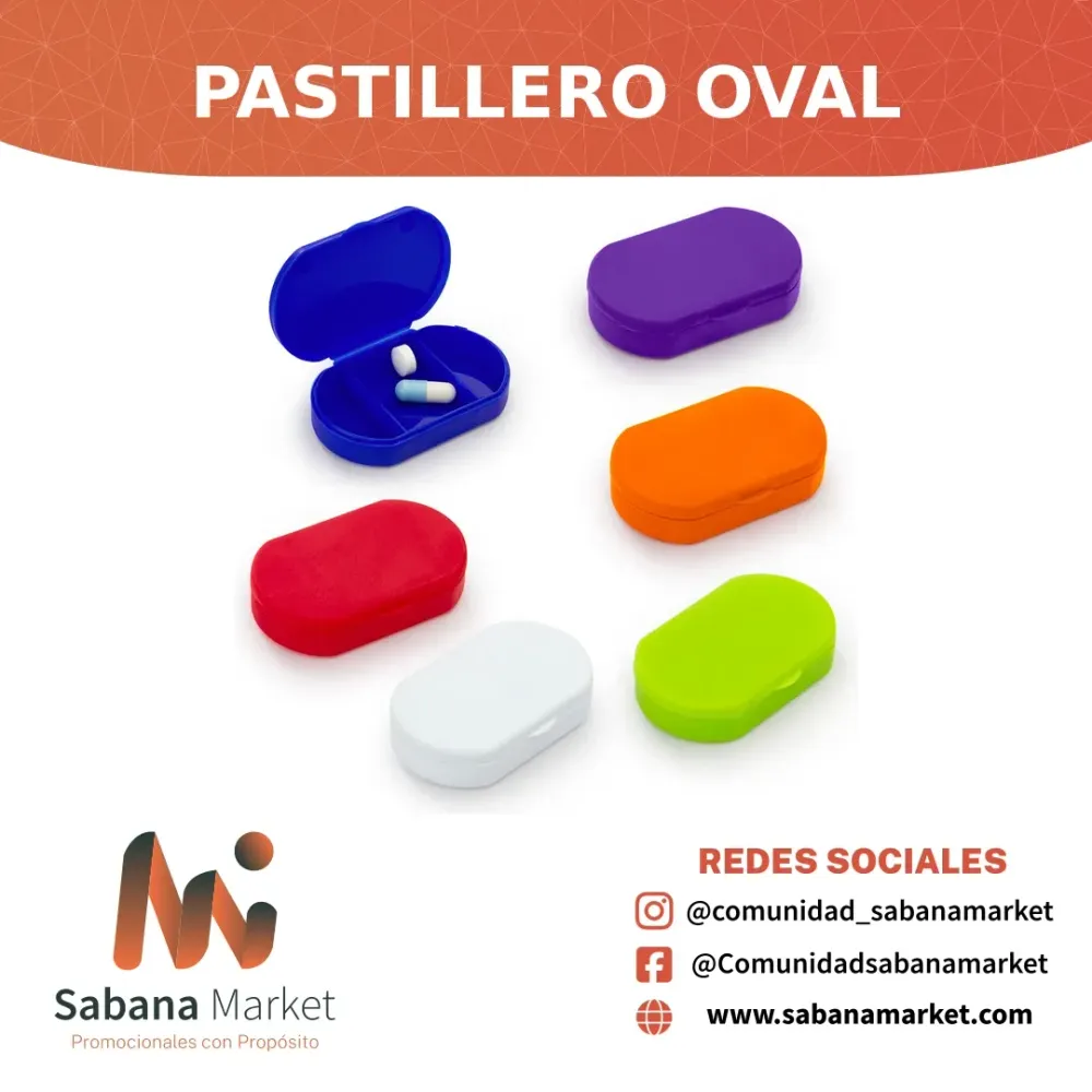 Pastillero Oval