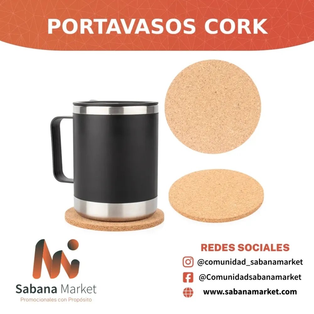 Portavasos Cork