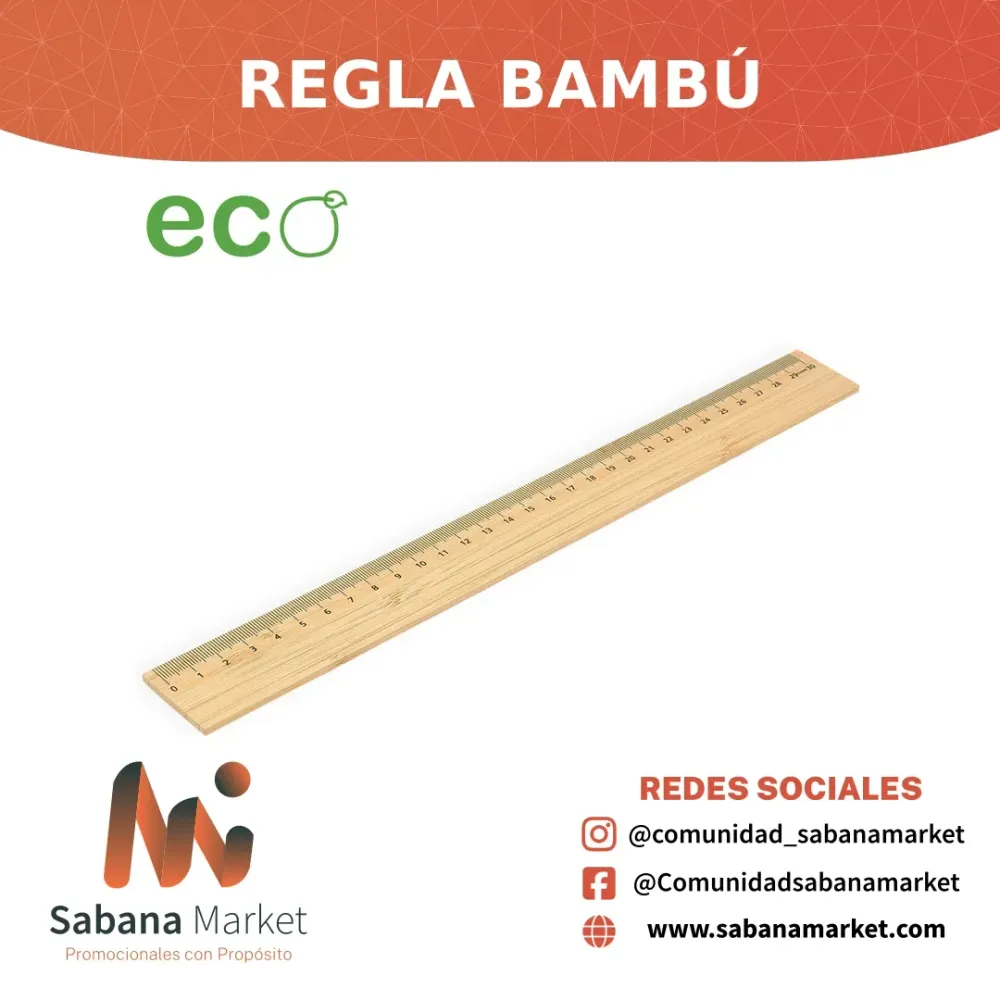 Regla Bambú