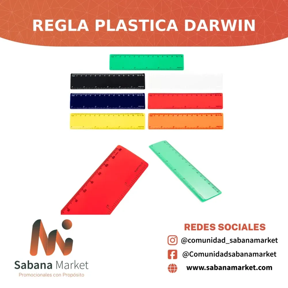 Regla Plastica Darwin