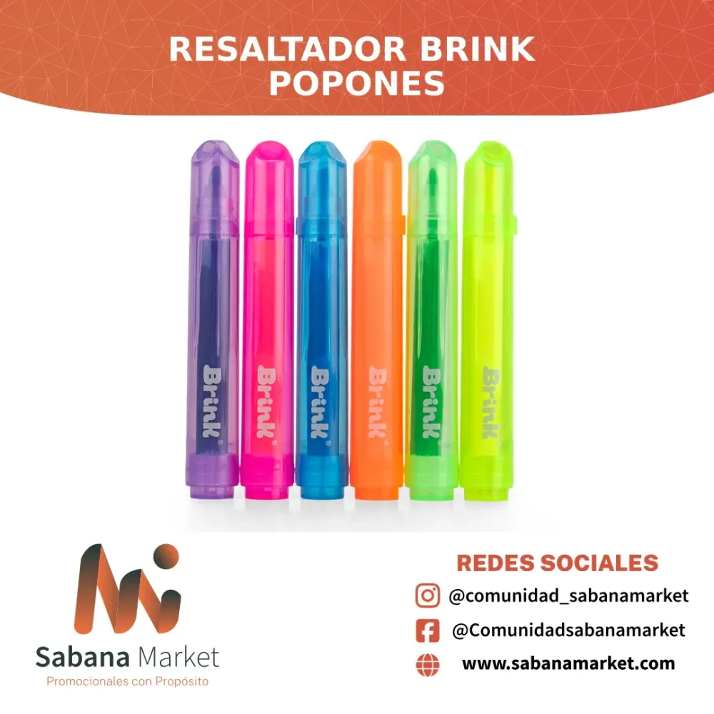 Resaltador Brink Popones