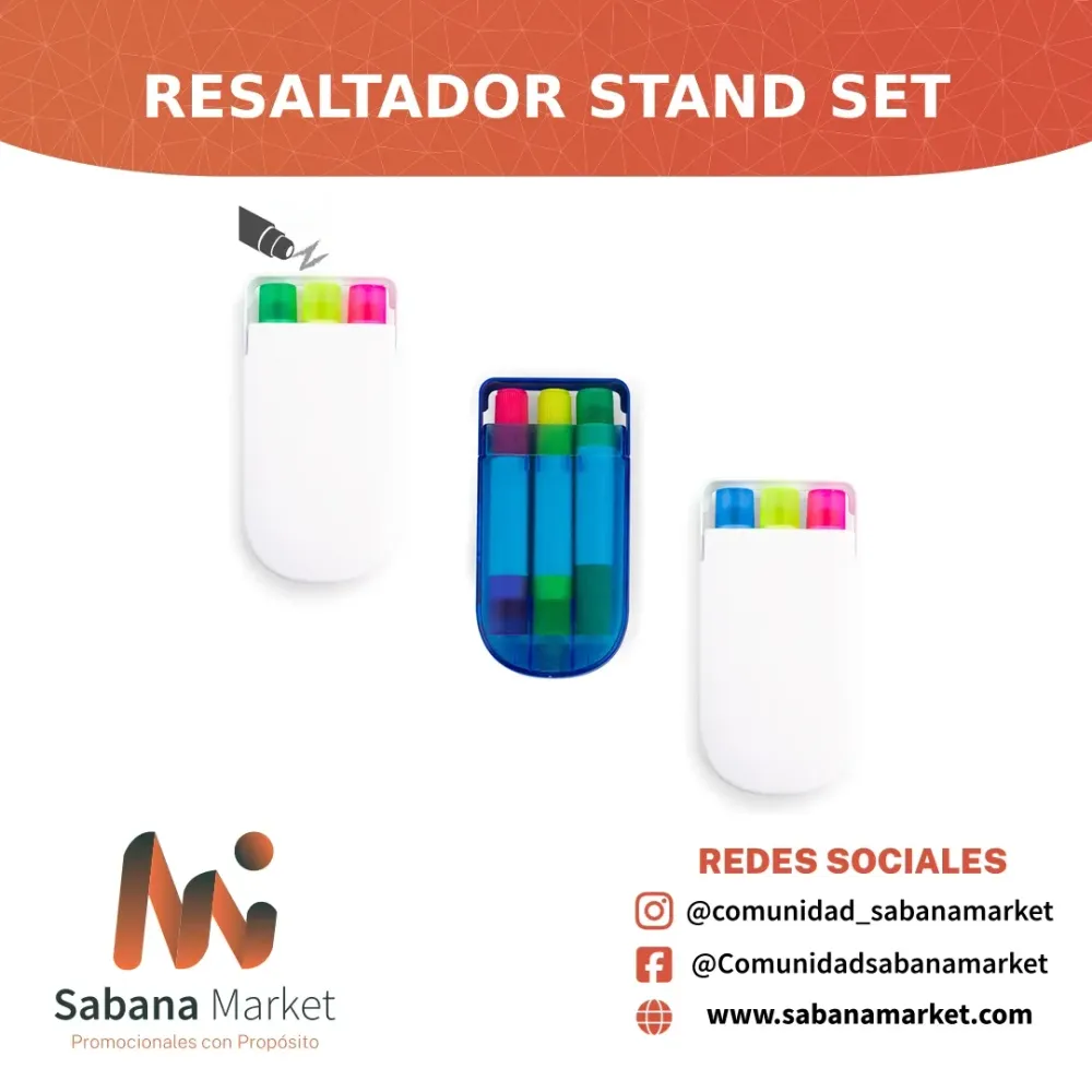 Resaltador Stand Set