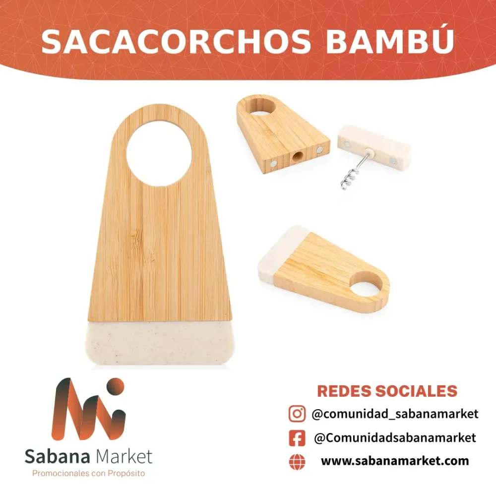 Sacacorchos Bambú