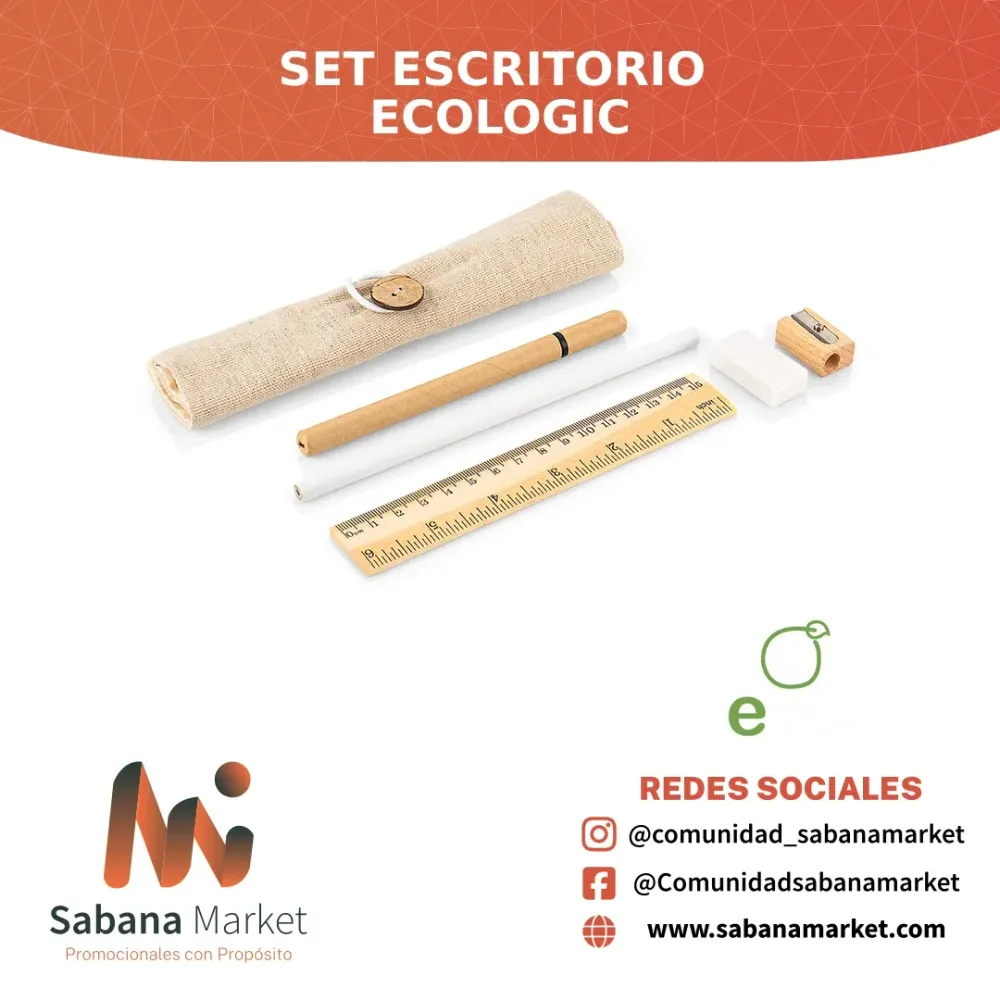 Set escritorio ecologic