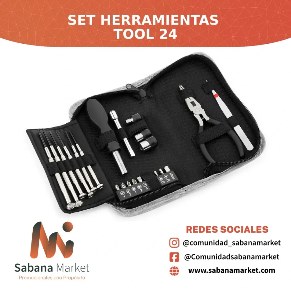 Set Herramientas Tool 24