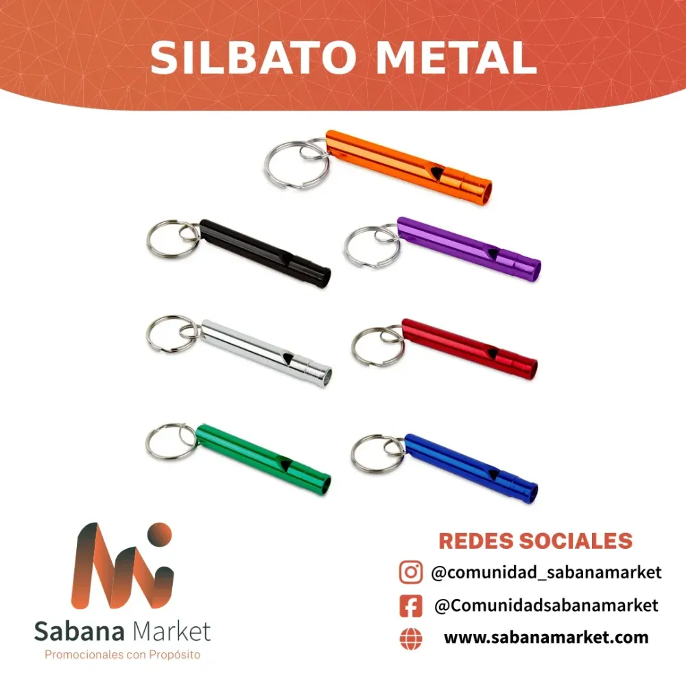 Silbato Metal