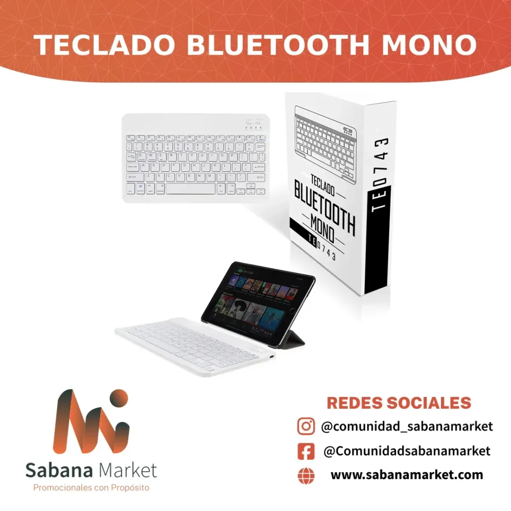 Teclado Bluetooth Mono