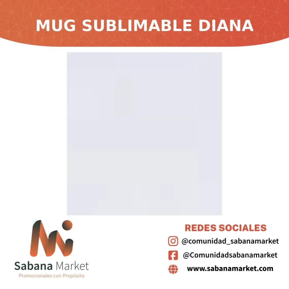 MUG SUBLIMABLE DIANA