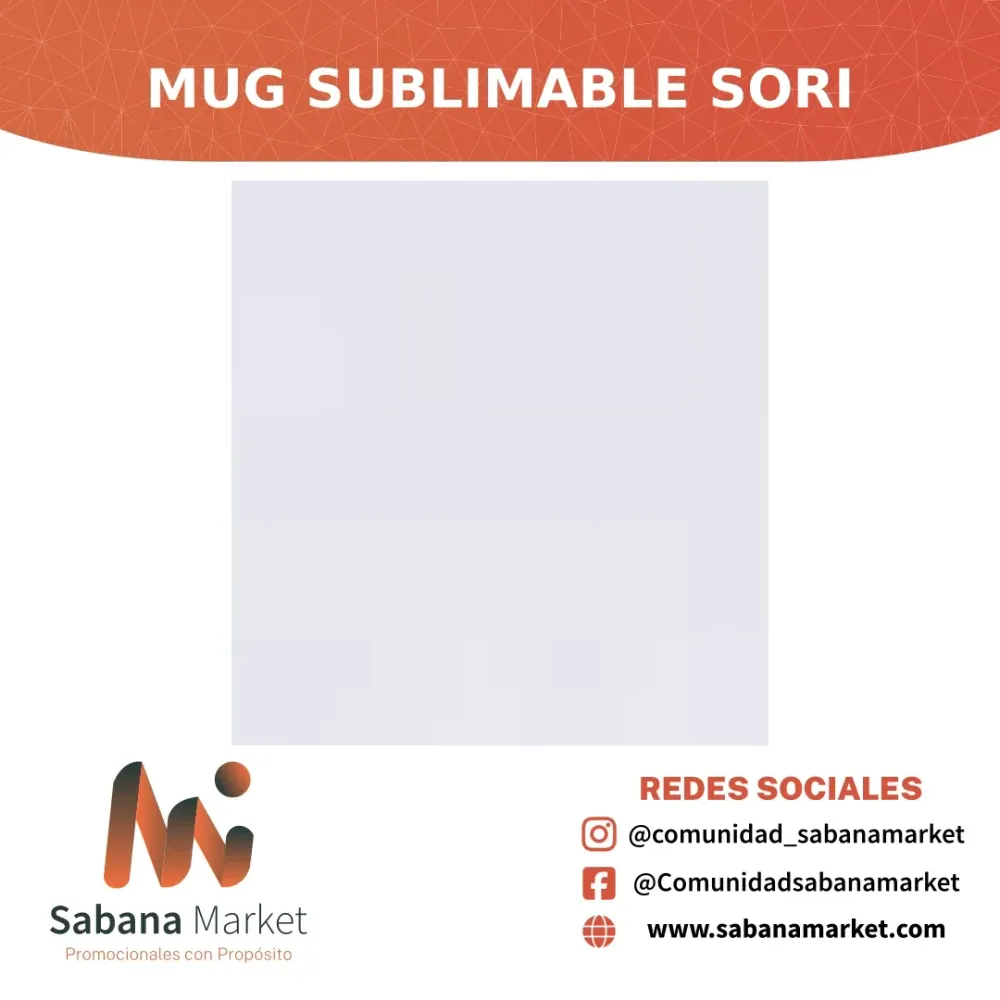 MUG SUBLIMABLE SORI